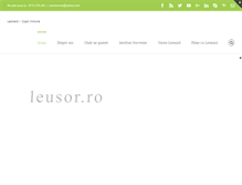 Tablet Screenshot of leusor.ro